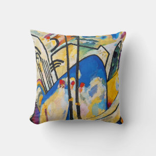 Cojín Decorativo Composición Cuatro de Wassily Kandinsky - Arte Abs