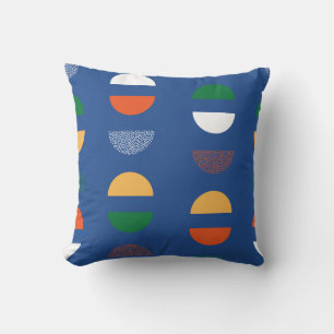 Cojín Decorativo Composición de círculo geométrico reducido