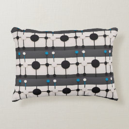 Cojín Decorativo Composición geométrica abstracta con círculos