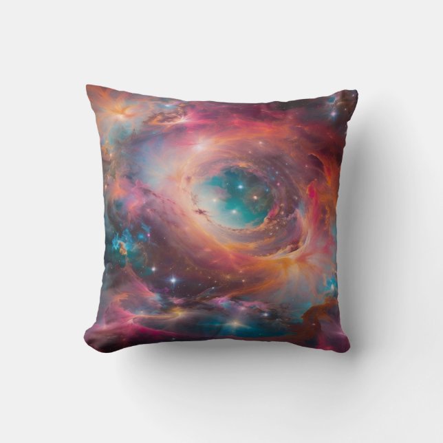 Cojín Decorativo Composición geométrica cósmica (Anverso)