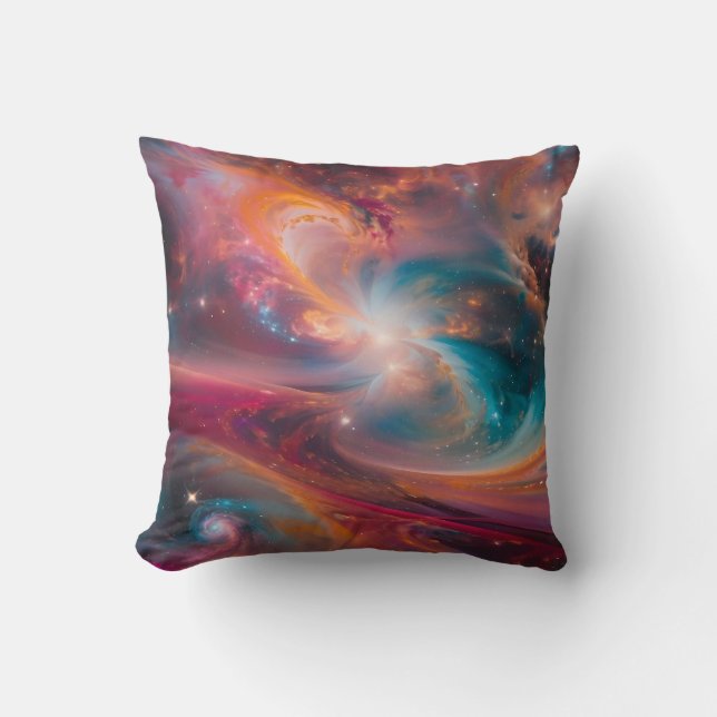 Cojín Decorativo Composición geométrica cósmica (Anverso)