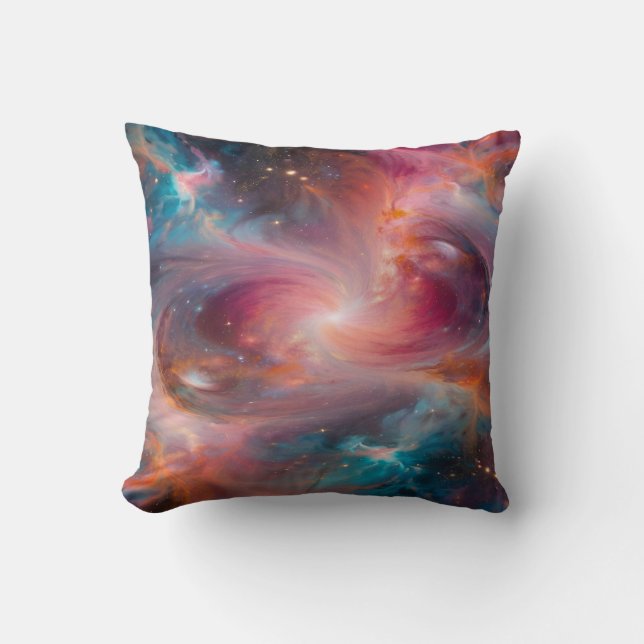 Cojín Decorativo Composición geométrica cósmica (Anverso)