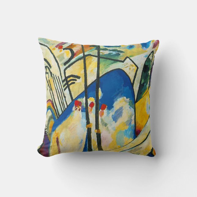 Cojín Decorativo Composición IV de Vassily Kandinsky (Anverso)