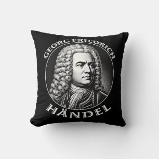 Cojín Decorativo Compositor barroco Georg Friedrich Handel