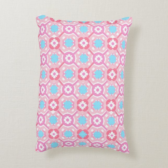 Cojín Decorativo Comprobación de flores única (Atrás (Vertical))