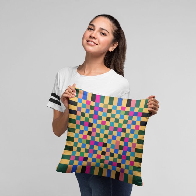 Cojín Decorativo Comprobar patrón 5 (Subido por el creador)