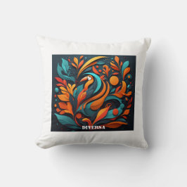 Cojín Decorativo con Arte Simbólico Biodiversidad