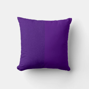 Cojín decorativo con efecto de ruido morado de dos