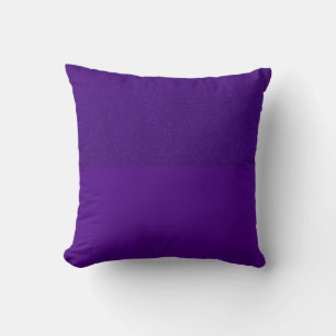 Cojín decorativo con efecto de ruido morado de dos