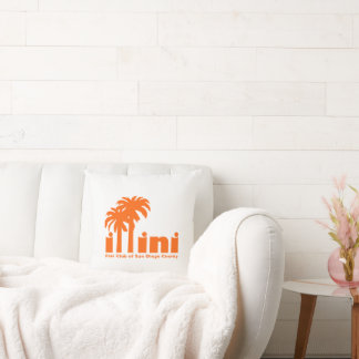 Cojín decorativo con el logotipo de San Diego Illi