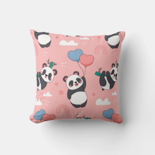 Cojín decorativo con pandas