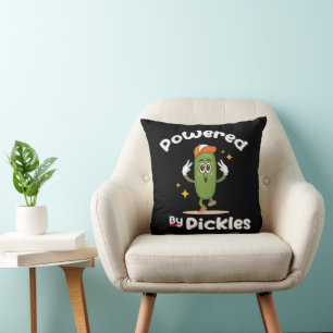 Cojín Decorativo Con Pickles Comida Encurtido Divertido