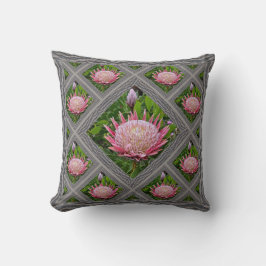 Cojín decorativo con proteínas rosadas asombrosas