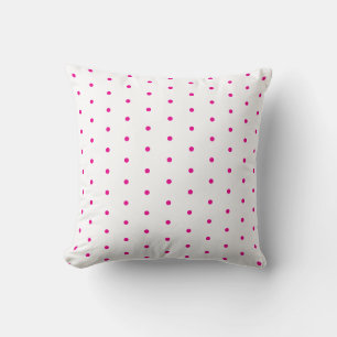 Cojín decorativo con puntos de polka