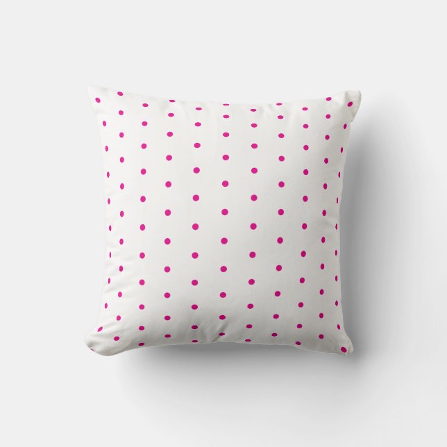 Cojín decorativo con puntos de polka (Anverso)