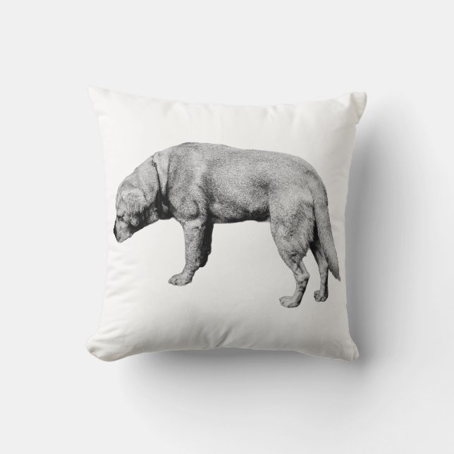 Cojín Decorativo Con un corazón laboral (Anverso)