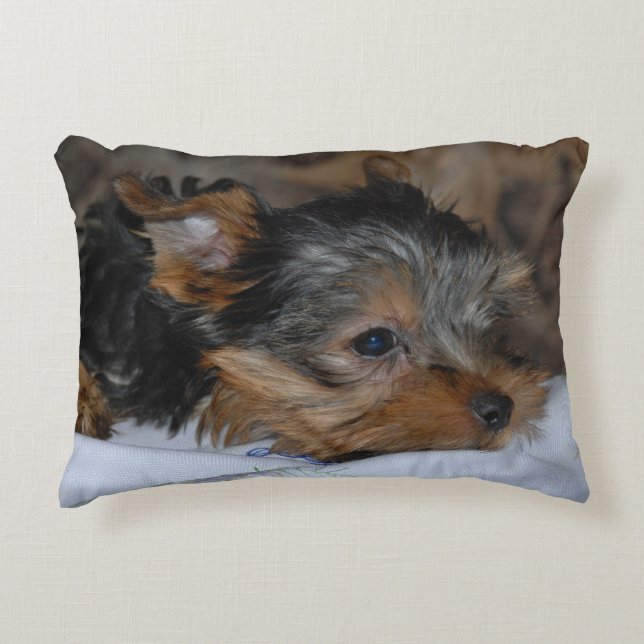 cojín decorativo con un perrito (Anverso)