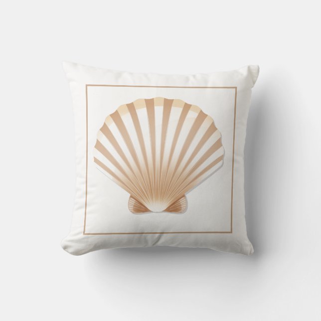 Cojín Decorativo - Concha de Mar (Anverso)