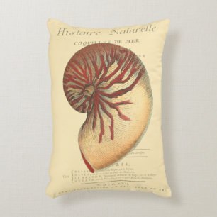Cojín Decorativo Concha roja vintage