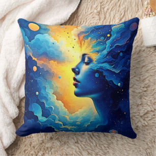 Cojín Decorativo Conciencia estrellada Energía espiritual