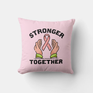 Cojín Decorativo Conciencia sobre el Cáncer de Mama