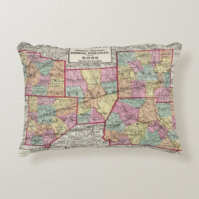 Cojín Decorativo Condados de Ross (Anverso)