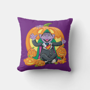 Cojín Decorativo Conde von Count   Calabazas de Halloween