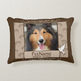 Cojín Decorativo Condolencia de encargo del mascota de los