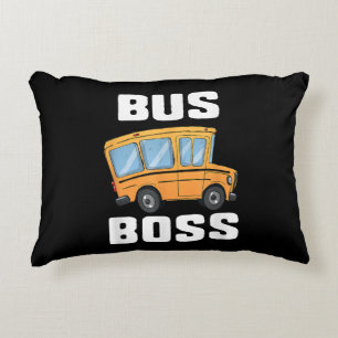 Cojín Decorativo Conductor de Autobús Escolar Jefe de Autobús Diver