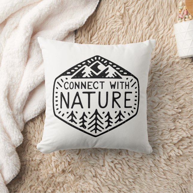 Cojín Decorativo Conectar con la naturaleza (Manta)