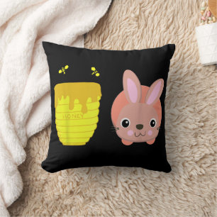 Cojín Decorativo Conejito Honey Bunny Lindo y Divertido Amantes de 