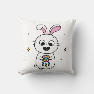 Cojín Decorativo Conejito lindo y gracioso