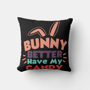 Cojín Decorativo Conejito Mejor Tenga Mi Caramelo