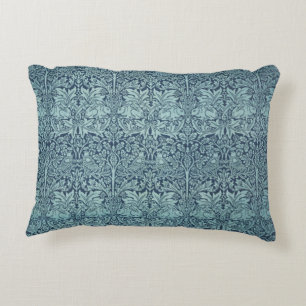 Cojín Decorativo Conejo Brer por patrón de tela de texto azul de Wi