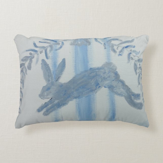 Cojín Decorativo Conejo de conejo de conejo francés country (Anverso)