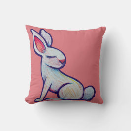Cojín Decorativo Conejo de conejo de primavera suave