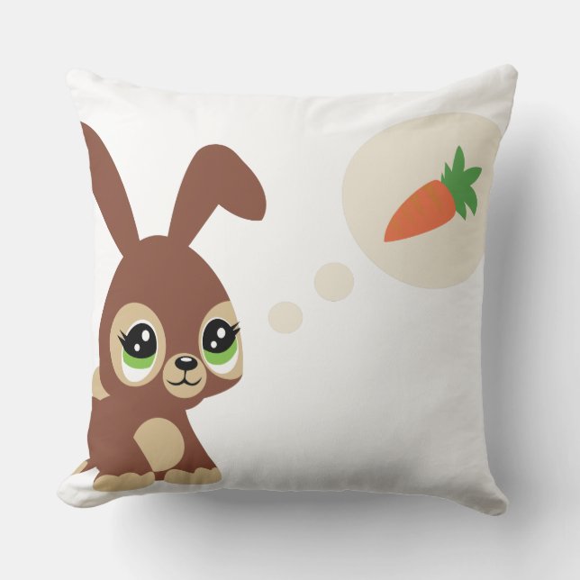 Cojín Decorativo conejo de Pascua (Anverso)