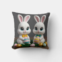 Conejo de Pascua Kawaii - Diseño Conyugal Cute Big