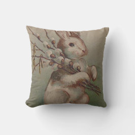 Cojín Decorativo Conejo de Pascua Pussy Willow