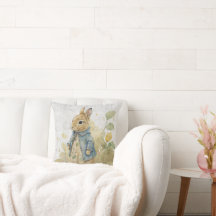 conejo de peter vintage con flores