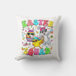 Cojín Decorativo Conejo Divertido Groovy Huevo Pollito Pascua Equip