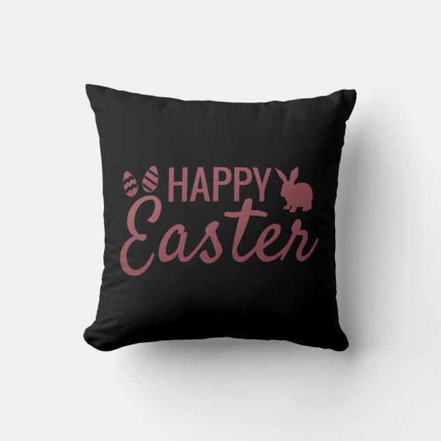 Cojín Decorativo Conejo Guay Happy Easter (Anverso)