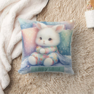 Cojín Decorativo Conejo pastel moderno lindo
