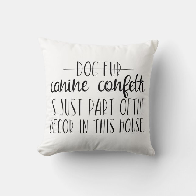 Cojín Decorativo Confetán canino (Anverso)