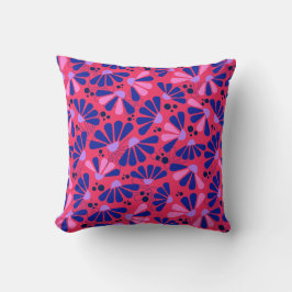 Cojín Decorativo Confetti de Coneflower sobre frambuesa