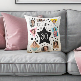 Cojín Decorativo Confetti Encantado De Cumplir 30 Años