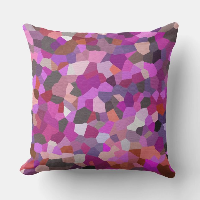 Cojín Decorativo Confetti Magenta Mind (Anverso)