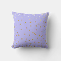 Confetti morado y dorado con glamur moderno