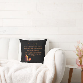 Cojín Decorativo Confía en el Señor con todo tu corazón