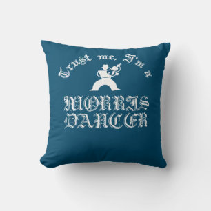 Cojín Decorativo Confía en mí, soy un bailarín de Morris diseño bla